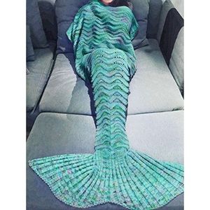 Crochet Mermaid Tail Blanket